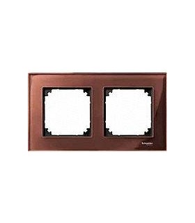 Merten M-Elegance Стекло Махагон Рамка 2-я {PRODUCT_REFERENCE}