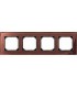 Merten M-Elegance Стекло Махагон Рамка 4-я {PRODUCT_REFERENCE}