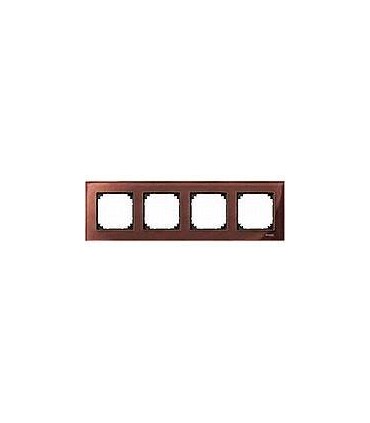 Merten M-Elegance Стекло Махагон Рамка 4-я {PRODUCT_REFERENCE}