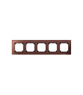 Merten M-Elegance Стекло Махагон Рамка 5-я {PRODUCT_REFERENCE}
