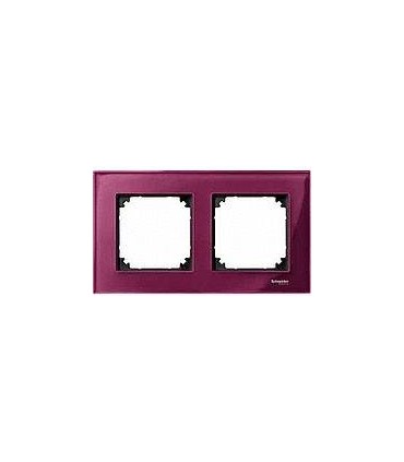 Merten M-Elegance Стекло Рубин Рамка 2-я {PRODUCT_REFERENCE}