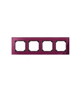 Merten M-Elegance Стекло Рубин Рамка 4-я {PRODUCT_REFERENCE}