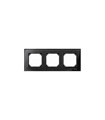 Merten M-Elegance Стекло Черный оникс Рамка 3-я {PRODUCT_REFERENCE}