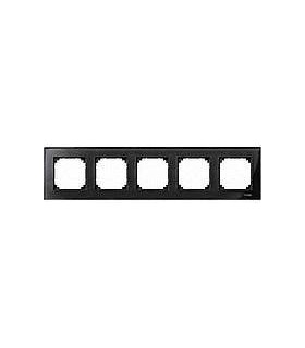 Merten M-Elegance Стекло Черный оникс Рамка 5-я {PRODUCT_REFERENCE}