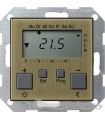 Термостат с часами Gira System 55, бронза 2370603