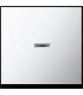Клавиша одинарная с индикацией Gira System 55, хром 290605