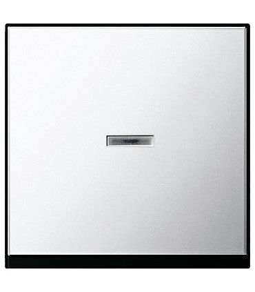 Клавиша одинарная с индикацией Gira System 55, хром 290605