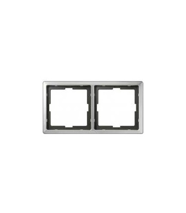 Merten SD Artec Сталь Рамка 2-ая {PRODUCT_REFERENCE}