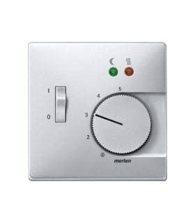 Merten SD Алюминий Накладка регулятора тёплого пола MTN537560