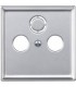 Merten SD Алюминий Накладка розетки TV-FM,TV-FM-SAT {PRODUCT_REFERENCE}