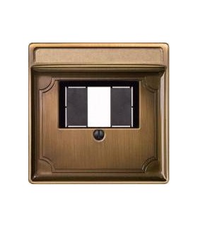 Merten SD Античная латунь Накладка моно-/стерео аудиорозетки {PRODUCT_REFERENCE}