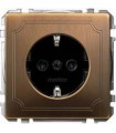 Merten SD Античная латунь Розетка 1-ая с/з с защитными шторками {PRODUCT_REFERENCE}