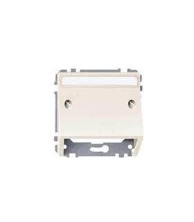 Merten SD Бежевый Накладка аудиорозетки с полем для надписи, наклонная {PRODUCT_REFERENCE}