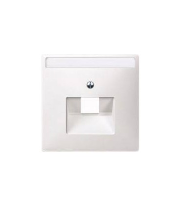 Merten SD Белый Накладка розетки ТЛФ/комп 1-ой наклонной {PRODUCT_REFERENCE}