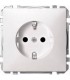 Merten SD Белый Розетка 1-ая с/з с защитными шторками {PRODUCT_REFERENCE}