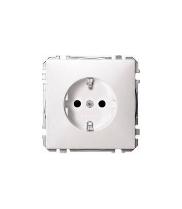 Merten SD Белый Розетка 1-ая с/з с защитными шторками {PRODUCT_REFERENCE}