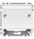 Merten SD Белый Накладка аудиорозетки с полем для надписи, наклонная {PRODUCT_REFERENCE}