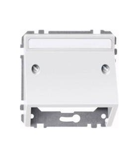 Merten SD Белый Накладка аудиорозетки с полем для надписи, наклонная {PRODUCT_REFERENCE}