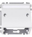 Merten SD Белый Накладка аудиорозетки с полем для надписи, наклонная {PRODUCT_REFERENCE}