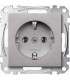 Merten SM Алюминий Розетка 1-ая с/з безвинт.зажим {PRODUCT_REFERENCE}