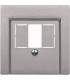 Merten SM Алюминий Накладка моно-/стерео аудиорозетки {PRODUCT_REFERENCE}