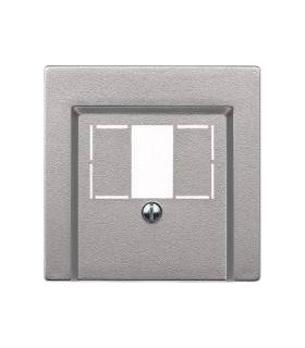 Merten SM Алюминий Накладка моно-/стерео аудиорозетки {PRODUCT_REFERENCE}