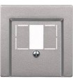 Merten SM Алюминий Накладка моно-/стерео аудиорозетки {PRODUCT_REFERENCE}