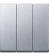 Merten SM Алюминий Клавиша 3-ая {PRODUCT_REFERENCE}