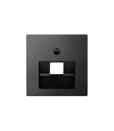 Merten SM Антрацит Накладка розетки ТЛФ/комп 1-ой наклонной {PRODUCT_REFERENCE}