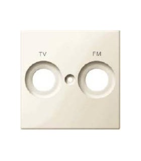 Merten SM Бежевый глянец Накладка розетки TV-FM с маркировкой {PRODUCT_REFERENCE}
