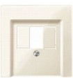 Merten SM Бежевый глянец Накладка аудиорозетки 2-ой (к мех-м 46701х) {PRODUCT_REFERENCE}