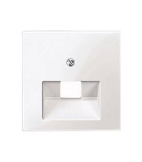 Merten SM Белый глянец Накладка розетки ТЛФ/комп 1-ой наклонной {PRODUCT_REFERENCE}