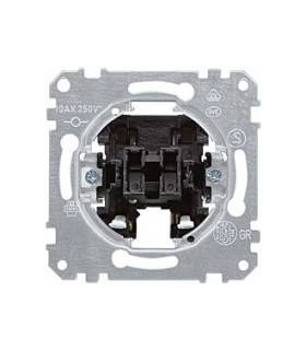 Merten Механизм Выключатель 2-клавишный с подсветкой, 10А {PRODUCT_REFERENCE}
