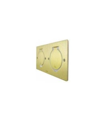Legrand -Напольный лючок на 4 модуля, прямоугольный, цвет бронза, IP 44 {PRODUCT_REFERENCE}