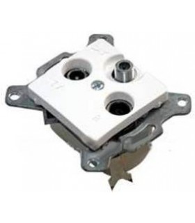 Fontini F37 розетка TV/FM/SAT оконечная белый 37712050