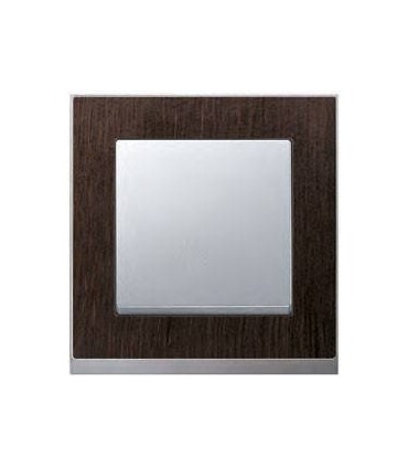 Выключатель Merten M-Pure Decor венге/алюминий {PRODUCT_REFERENCE}
