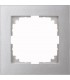 Merten M-Pure 1-постовая рамка, цвет алюминия {PRODUCT_REFERENCE}