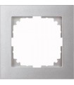Merten M-Pure 1-постовая рамка, цвет алюминия {PRODUCT_REFERENCE}