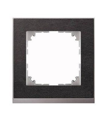 Merten M-Pure Decor 1-постовая рамка, сланец/цвет алюминия {PRODUCT_REFERENCE}