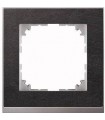 Merten M-Pure Decor 1-постовая рамка, сланец/цвет алюминия {PRODUCT_REFERENCE}