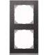 Merten M-Pure Decor 2-постовая рамка, сланец/цвет алюминия {PRODUCT_REFERENCE}