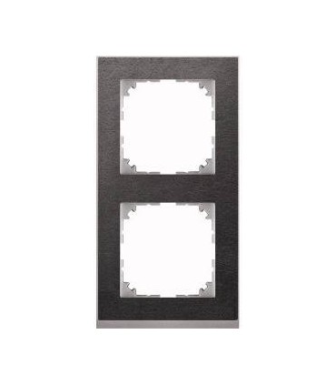 Merten M-Pure Decor 2-постовая рамка, сланец/цвет алюминия {PRODUCT_REFERENCE}