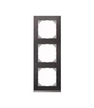 Merten M-Pure Decor 3-постовая рамка, сланец/цвет алюминия {PRODUCT_REFERENCE}