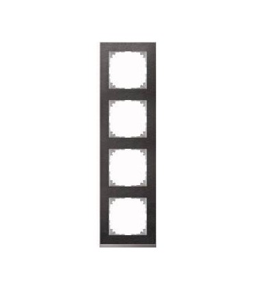 Merten M-Pure Decor 4-постовая рамка, сланец/цвет алюминия {PRODUCT_REFERENCE}