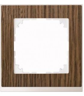 Merten M-Pure Decor 1-постовая рамка, дуб/белый {PRODUCT_REFERENCE}