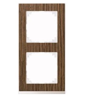 Merten M-Pure Decor 2-постовая рамка, дуб/белый {PRODUCT_REFERENCE}