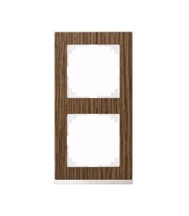 Merten M-Pure Decor 2-постовая рамка, дуб/белый {PRODUCT_REFERENCE}