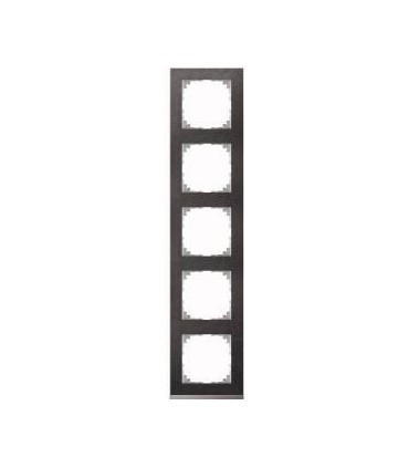 Merten M-Pure Decor 5-постовая рамка, сланец/цвет алюминия {PRODUCT_REFERENCE}