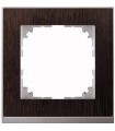Merten M-Pure Decor 1-постовая рамка, венге/цвет алюминия {PRODUCT_REFERENCE}