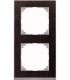 Merten M-Pure Decor 2-постовая рамка, венге/цвет алюминия {PRODUCT_REFERENCE}